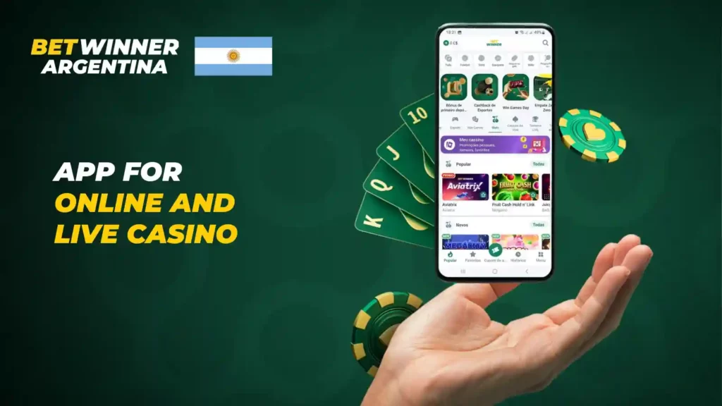 betwinner app for online and live casino